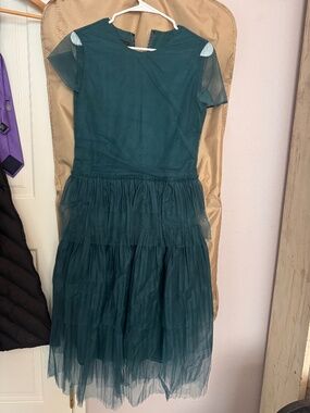 green emerald velvet dress BURBERRY PRORSUM Pre-Fall 2012 Size 8 Green Silk Ruched Evening Dress Gown   Sui Generis Designer Consignment